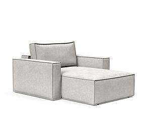 Newilla Standard Lounger Chair Adario Fog by Innovation Living