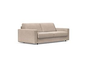 Carnell Sofa Bed w/Standard Arms (Queen Size) Adario Taupe by Innovation Living