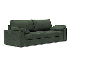 Vilander Sofa Bed w/Cushion Arms (Full Size) Avella Pine Green by Innovation Living