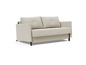 Cubed Deluxe Sofa Bed w/Arms (Full Size) Mixed Dance Natural by Innovation Living