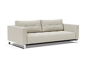 Cassius Deluxe Excess Sofa Bed (Queen Size) Mixed Dance Natural by Innovation Living