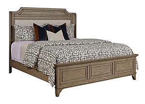 Carmine Engels Queen Upholstered Bed by American Drew