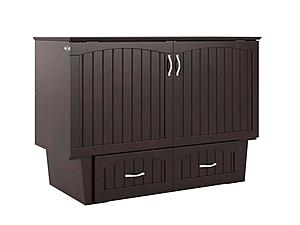 Nantucket Murphy Bed (Chest Bed) Espresso by Atlantic