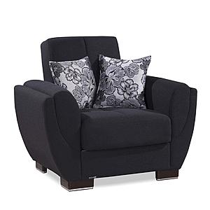 Armada Air Denim Dark Blue Fabric 111 Armchair by Casamode