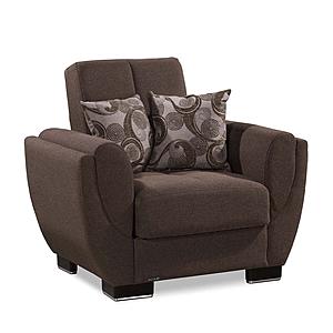 Armada Air Brown Chenille 112 Armchair by Casamode