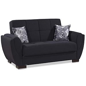 Armada Air Denim Dark Blue Fabric 111 Loveseat by Casamode