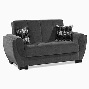 Armada Air Dark Gray 119 Loveseat by Casamode