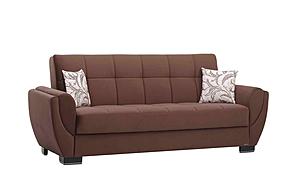 Armada Air Sofa Bed 108 Microfiber Brown by Casamode