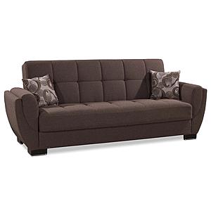 Armada Air Brown Chenille 112 Sofa Bed by Casamode
