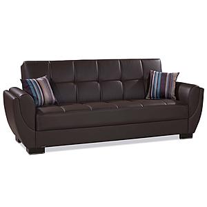 Armada Air Brown PU 116 Sofa Bed by Casamode