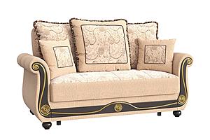 Americana Beige Fabric Loveseat by Casamode