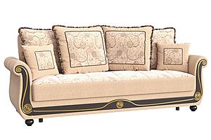 Americana Beige Fabric Sofa Bed by Casamode