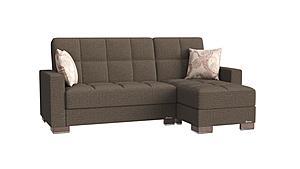 Armada Classic Brown 12 Sectional Sofa Sleeper by Casamode