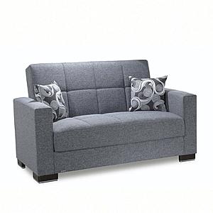 Armada Classic Gray 13 Convertible Loveseat by Casamode