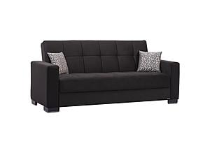 Armada Classic Black 3 Sofa Bed by Casamode