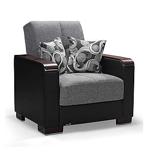 Armada X Gray/Black 305 Armchair by Casamode