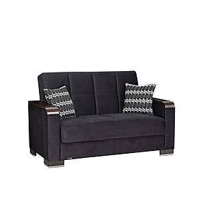 Armada X Dark Gray 303 Convertible Loveseat by Casamode