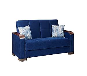Armada X Blue 304 Convertible Loveseat by Casamode