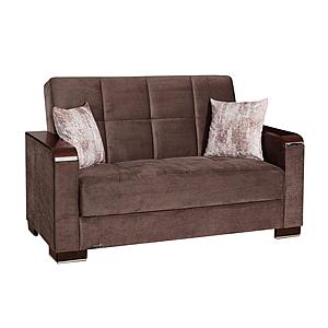Armada X Brown 308 Convertible Loveseat by Casamode