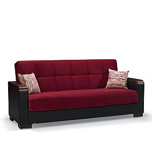 Armada X Burgundy/Black 310 Sofa Bed by Casamode