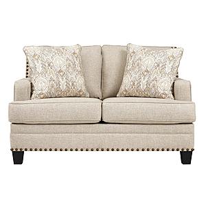Claredon Loveseat - Beige by Ashley Furniture