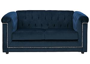 Josanna Loveseat - Navy Blue by Ashley Furniture