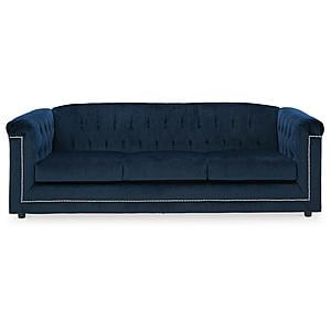 Josanna Sofa - Navy Blue by Ashley Furniture