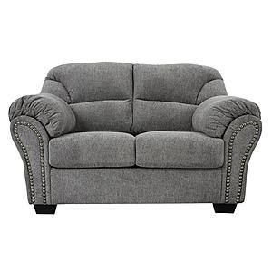 Allmaxx Grey Fabric Loveseat by Ashley Furniture