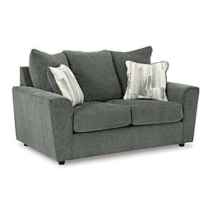 Stairatt Loveseat - Gravel by Ashley Furniture
