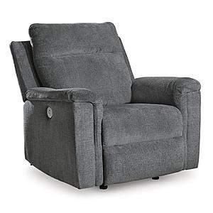 Barnsana Power Recliner - Gravel by Ashley Furniture
