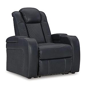 Fyne-Dyme Dual Power Recliner - Sapphire by Ashley Furniture
