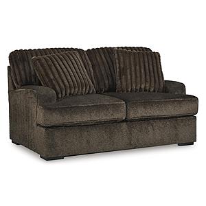 Aylesworth Rich Chocolate Loveseat by Ashley Furniture
