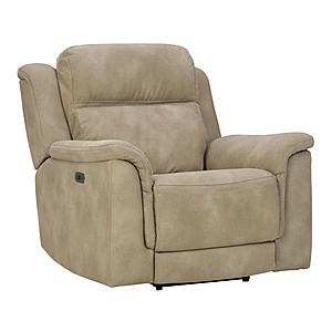 Next-Gen DuraPella Performance Fabric Dual Power Recliner - Sand by Ashley Furniture