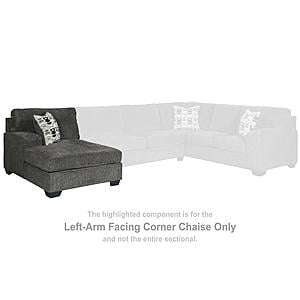 Ballinasloe Smoke 3-Piece Sectional w/Chaise by Ashley Furniture