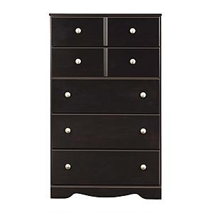Mirlotown Five Drawer Chest - Black by Ashley Furniture