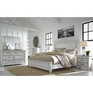 Kanwyn White Panel Bedroom Set by Ashley Furniture