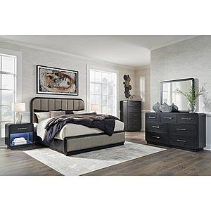 Rowanbeck - Black Bedroom Set by Ashley Furniture