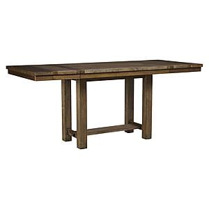 Moriville Counter Height Extendable Dining Table - Grayish Brown by Ashley Furniture