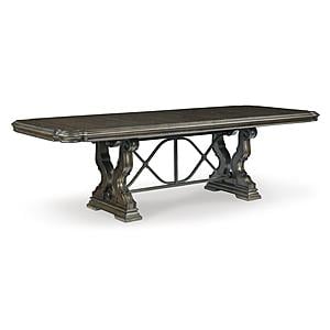 Maylee Dark Brown Dining Extension Table by Ashley Furniture