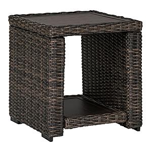 Grasson Lane Square End Table - Brown by Ashley Furniture
