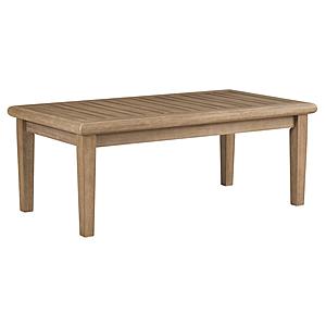 Gerianne Rectangular Cocktail Table - Grayish Brown by Ashley Furniture