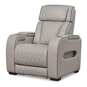 Boyington Power Recliner - Gray by Ashley Furniture