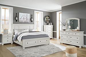 Robbinsdale - Antique White - Panel Storage Bedroom Set by Ashley Furniture