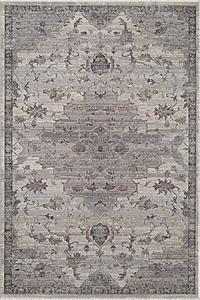 Adele Ivory Grey Courtney Area Rug by KAS Rugs