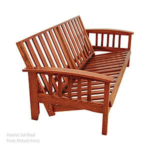 [Special Order] Bent Arm Mission Amish-Made Futon Frame by Comfort Pure