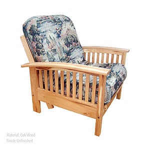 [Special Order] Classic Bent Arm Mission Amish-Made Futon Frame by Comfort Pure