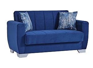 Barato Loveseat Blue by Casamode