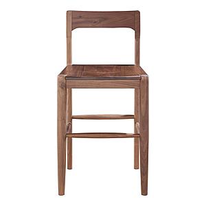 Owing Counter Stool Walnut by Moe's Home Collection