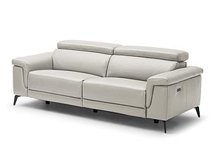 Hendrix NL5115 Smoke Gray Electric Recliner Sofa by BH Furniture