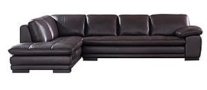 ML157 L204 Brown Top Grain Leather Sectional by BH Furniture